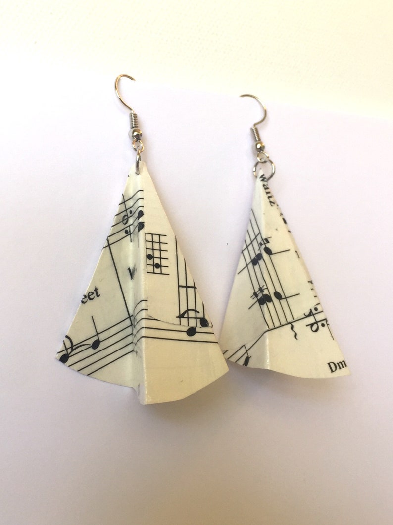 Musician Gifts Music Lover Music Teacher Gift Piano Teacher Gift Singer Songwriter Gift Idea Sheet Music Earrings Choir Teacher Gift
