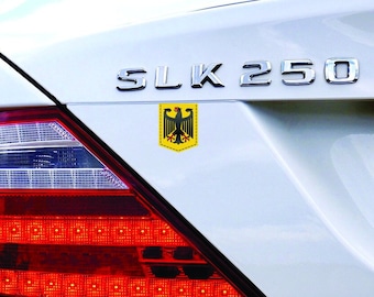 Germany Coat of Arms sticker - 2" x 2.5" - Vinyl Decal Car German Emblem Badge Bundesadler