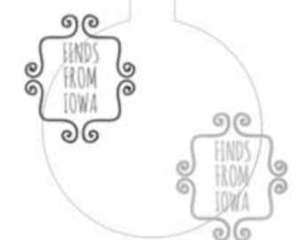 ornament template etsy