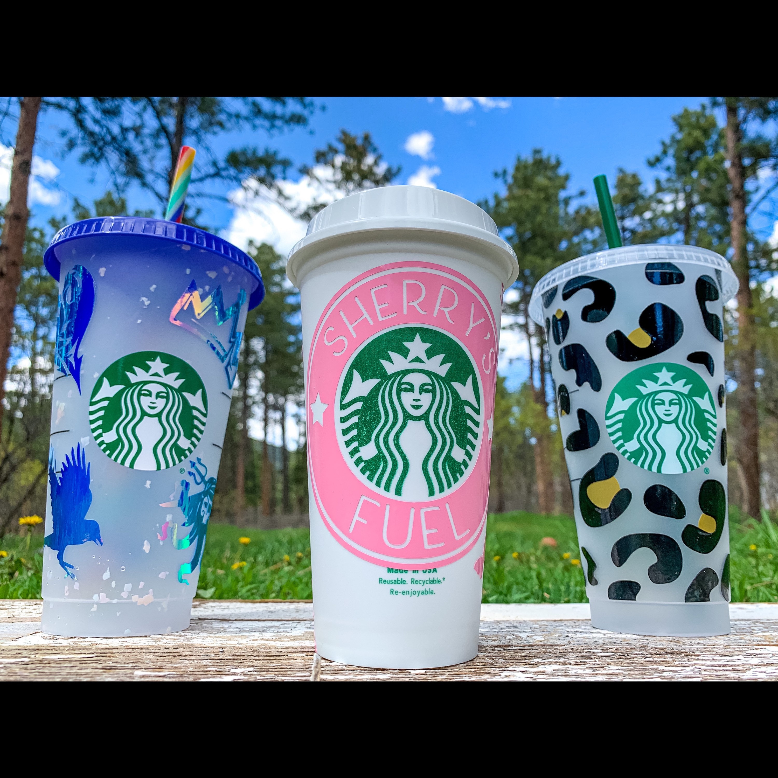 Vasos reutilizables Starbucks personalizados COLOR CAMBIO Etsy España