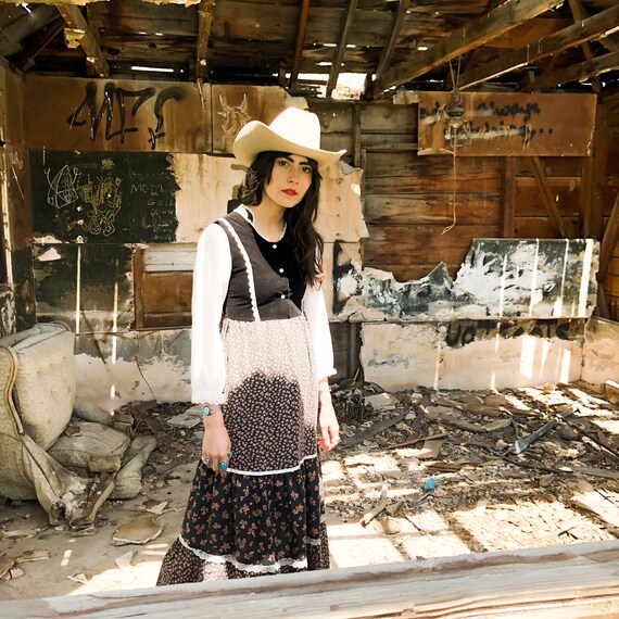 MUSHROOM CLOUD prairie dress | 1970 70's gunne sty