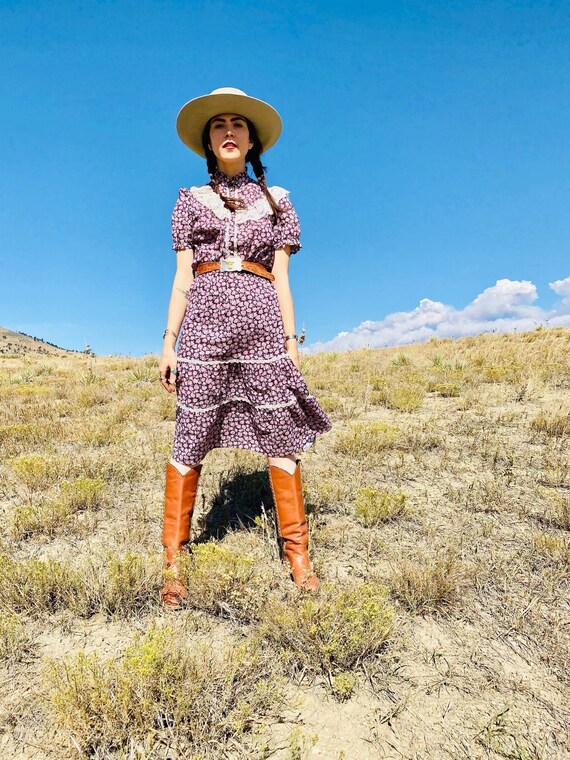 Cherry Tree Prairie Dress | western dress