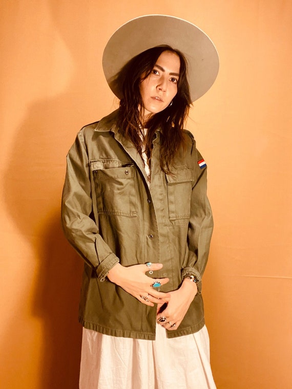 Olive Army Jacket | vintage army jacket