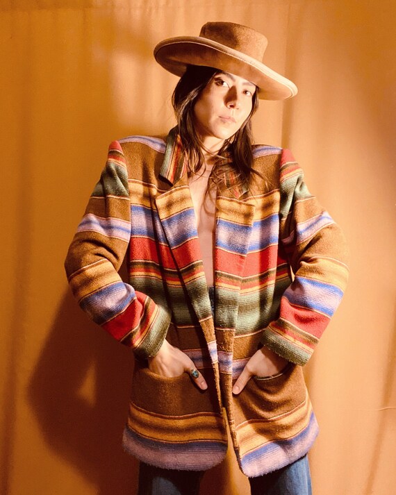 CANYONLANDS BLAZER | vintage southwest blanket coa