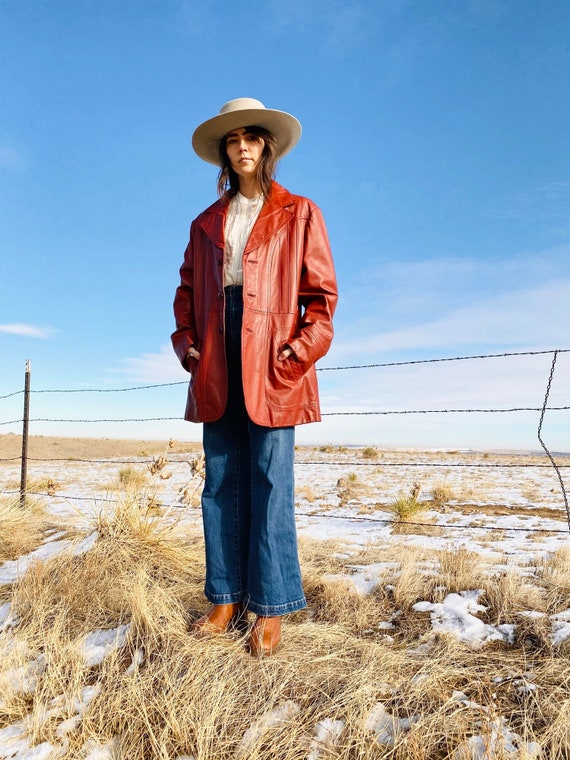 October Country Leather Jacket | vintage leather j