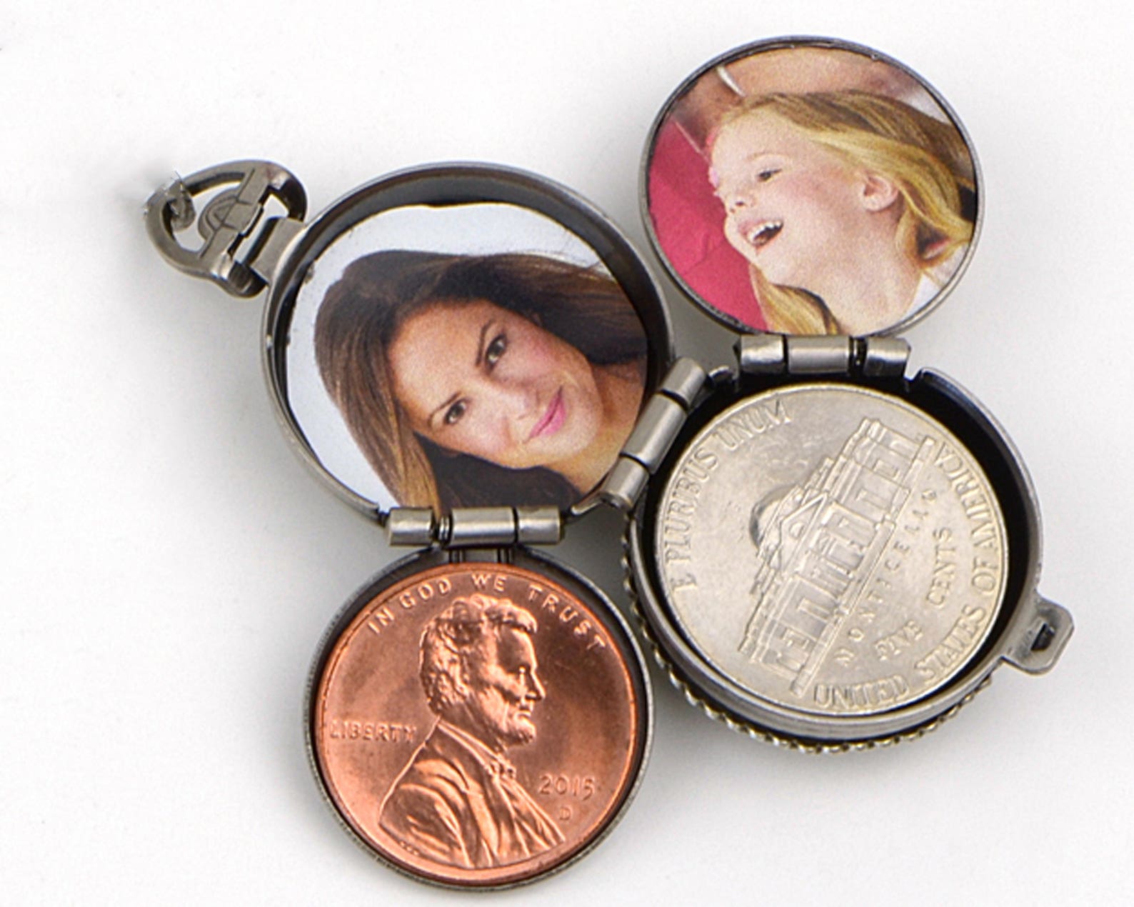 Multi Photo Locket Convertible Length Locket Necklace Etsy