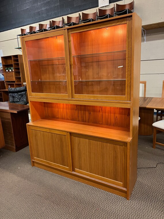 Danish teak buffet and hutch deals