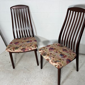 Set of 6 Mid Century Danish Modern Teak Dining Chairs By Schou Andersen immagine 6