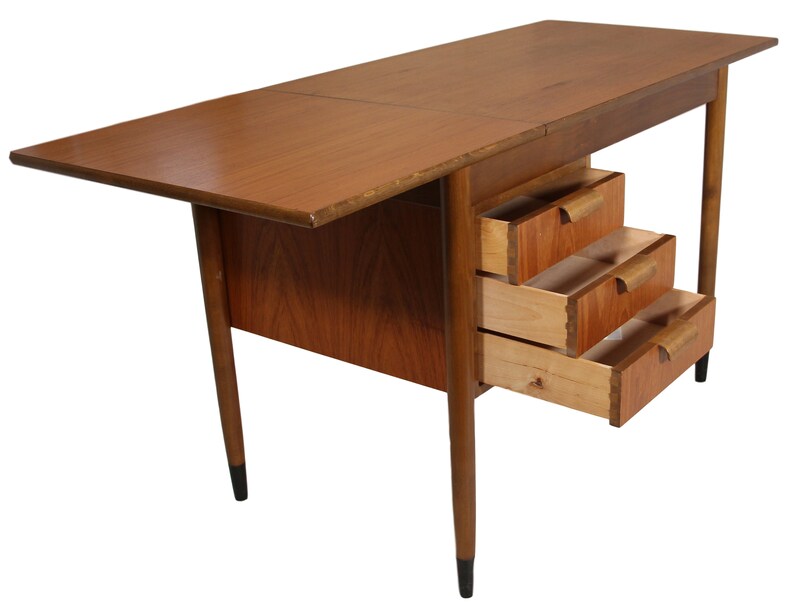 Fold Down Teak Desk