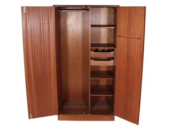 Mid Century G Plan Fresco Teak Wardrobe Armoire Etsy