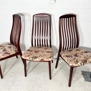 Set of 6 Mid Century Danish Modern Teak Dining Chairs By Schou Andersen immagine 3