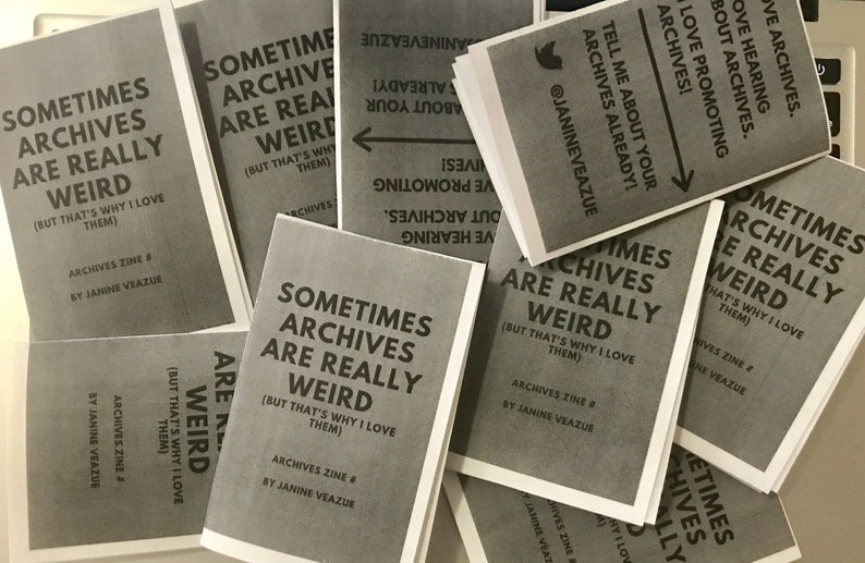 Sometimes Archives are Really Weird (But I Love Them) Mini Zine - Single Issues