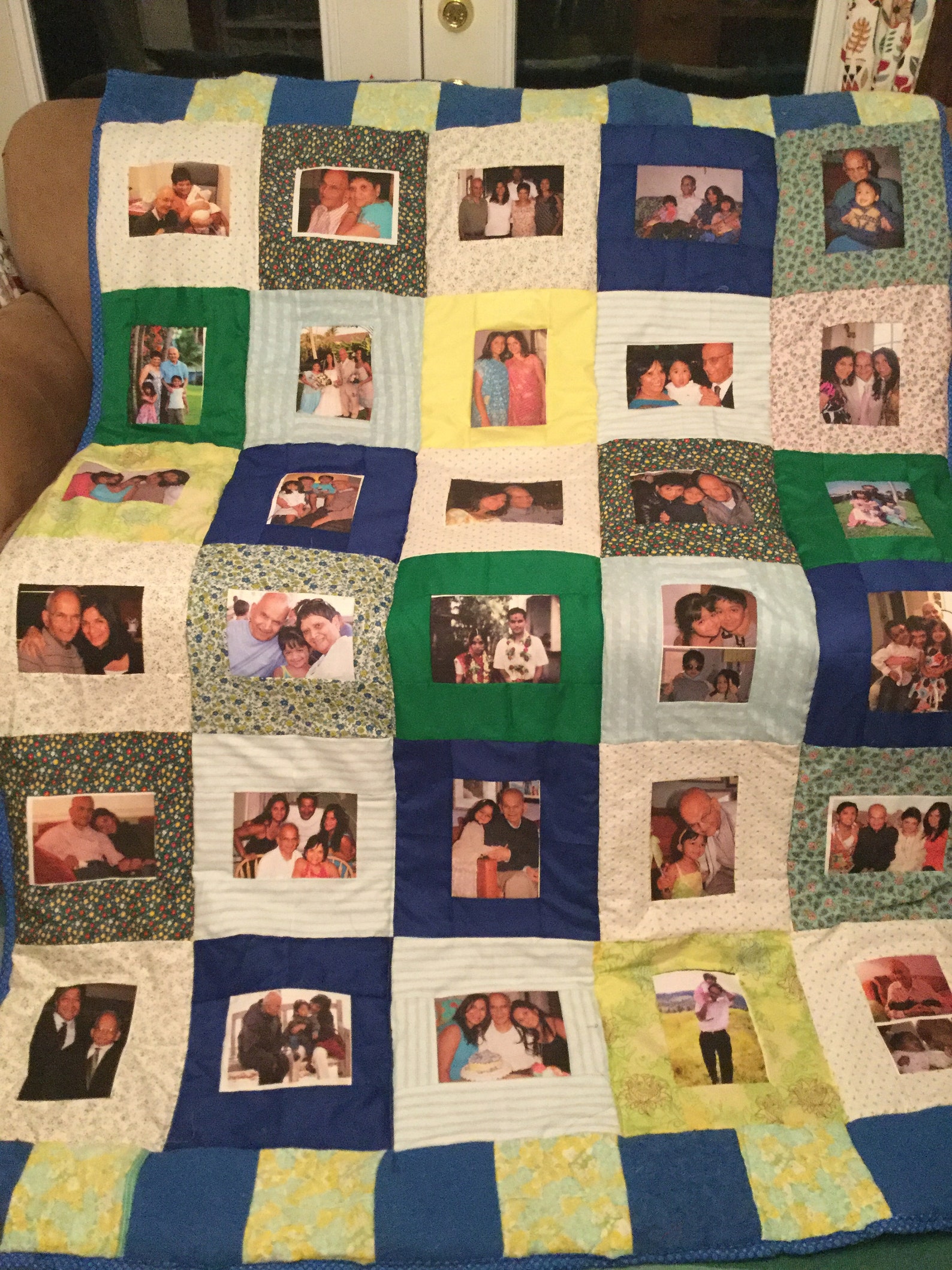 Memory Quilt Picture Quilt Photo Quilt Support Childhood Etsy