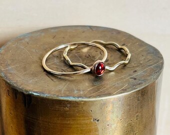 Garnet ring