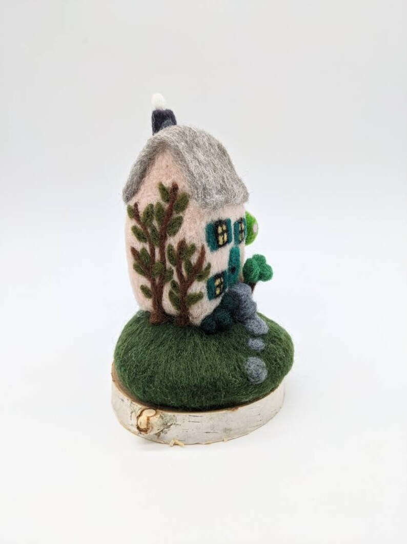 Needle Felt Cottage Needle Felt Cottage Fairy House Etsy