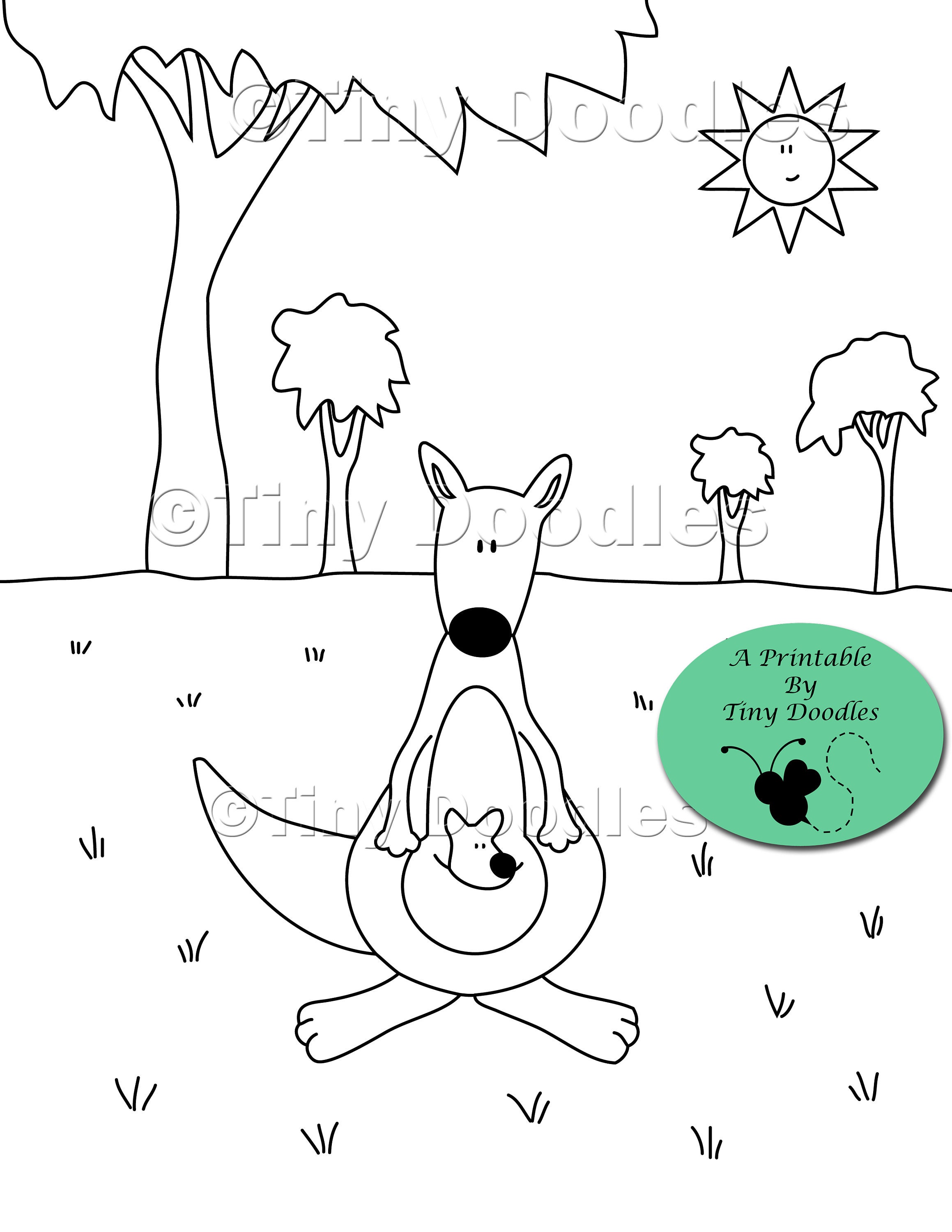 Animal coloring pages for toddlers pdf