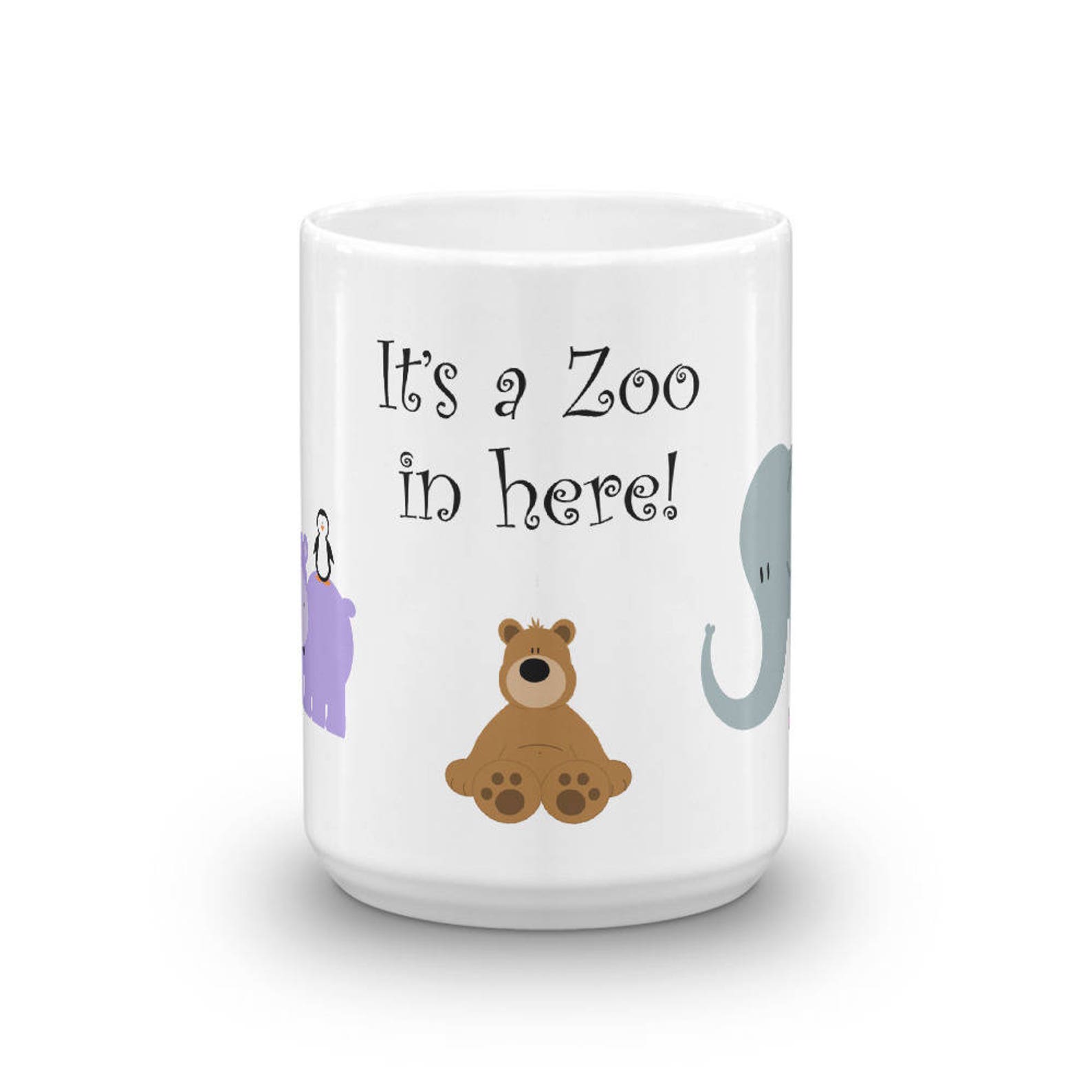 Animal Mug Zoo Animal Mug Coffee Mug Work Mug Office Mug Etsy
