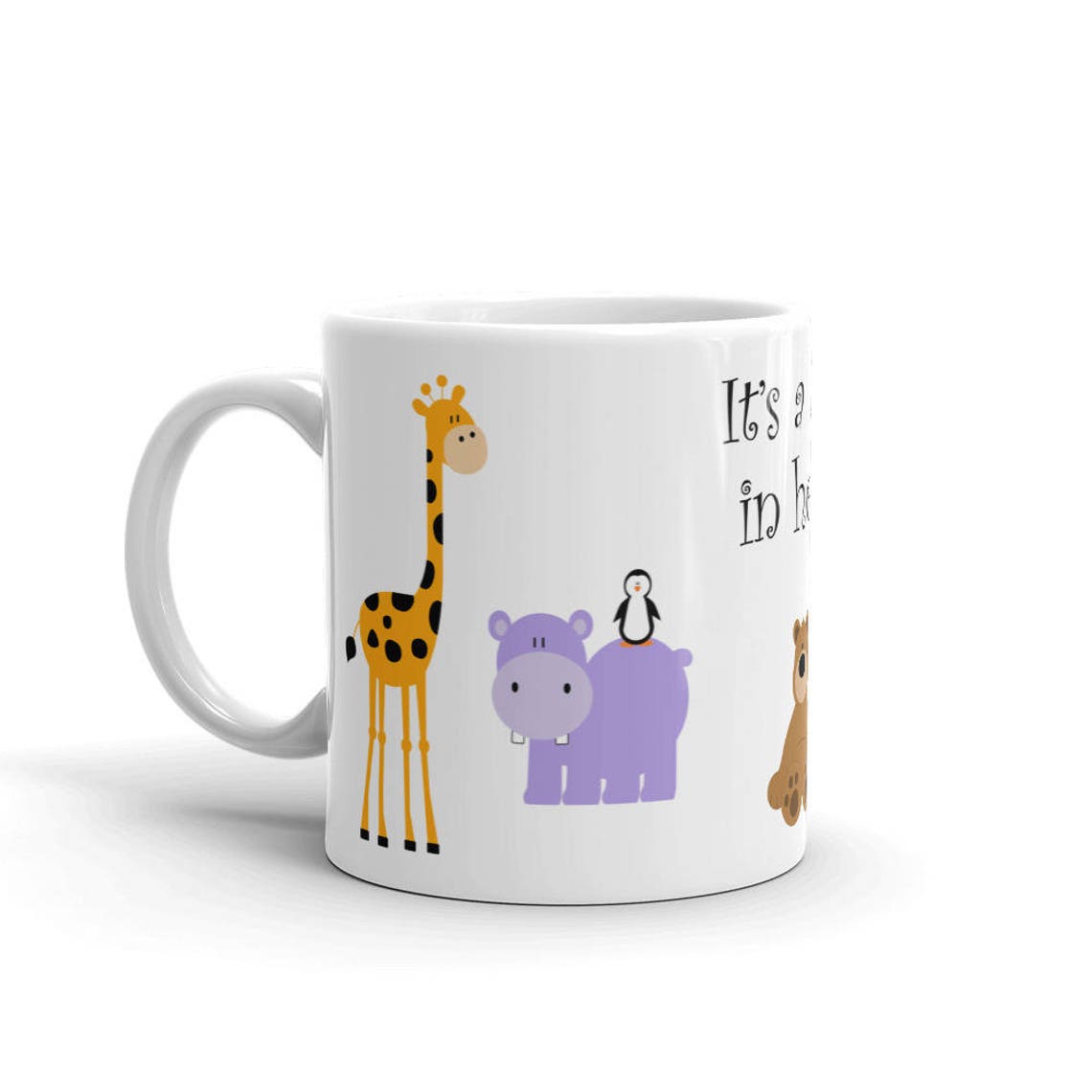 Animal Mug Zoo Animal Mug Coffee Mug Work Mug Office Mug Etsy
