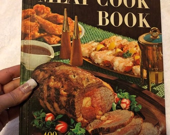 1969 Better Homes And Gardens Meat Cook Book Cookbook Hard Etsy