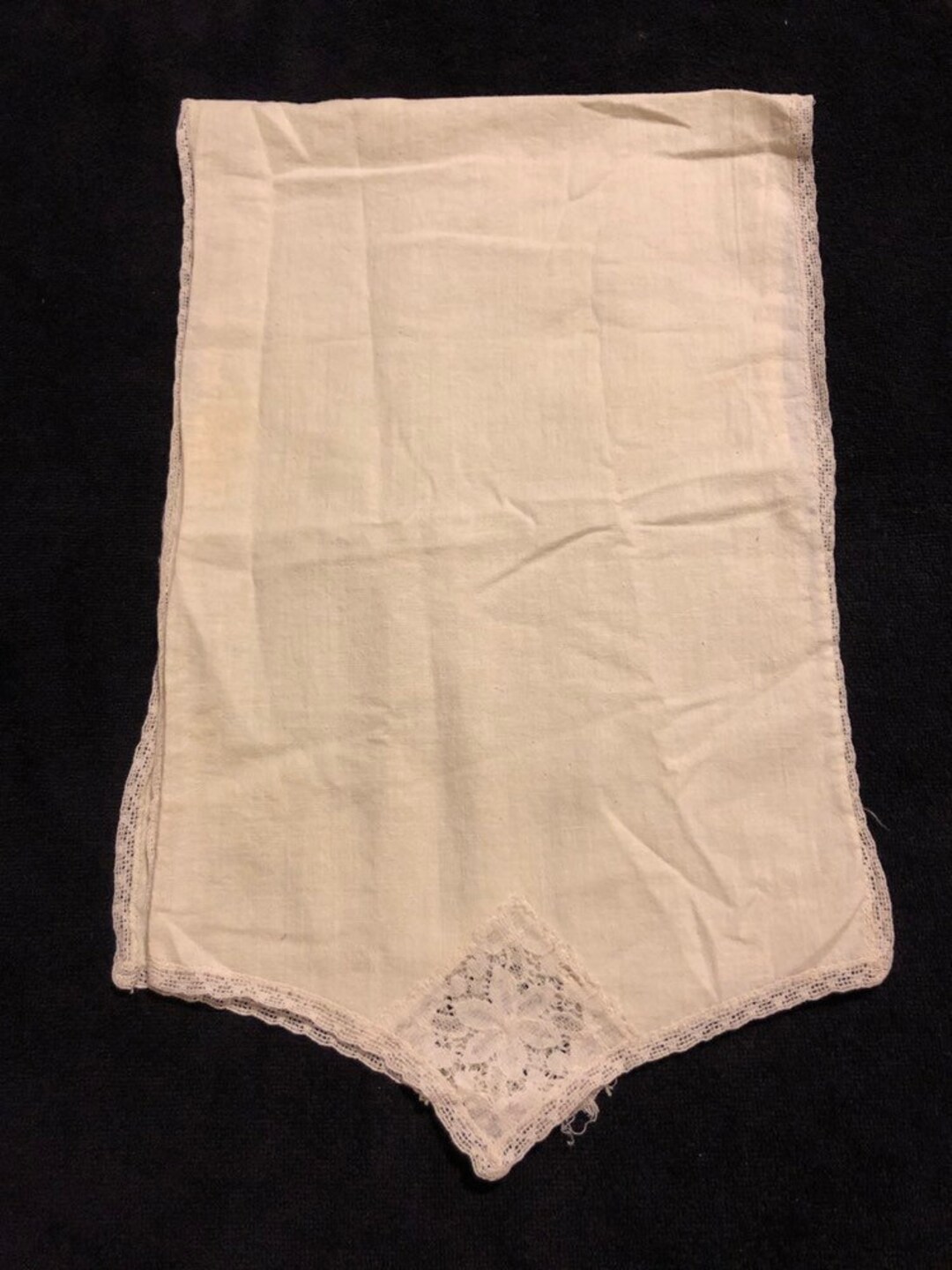 White Dresser Scarf Etsy