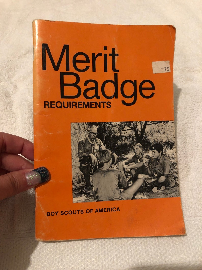 Merit Badge Requirements Boy Scouts of America Etsy