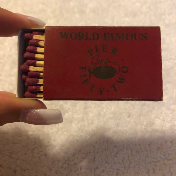 World Famous Pier Fifty Two Matchbox