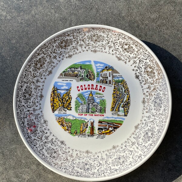 Colorado Collectors Plate Etsy