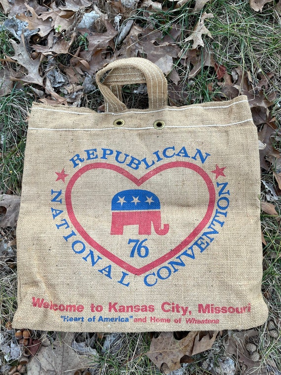 76 Republican National Convention Burlap Tote