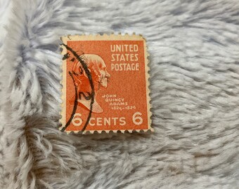 John Quincy Adams 6 Cent Stamp - Etsy
