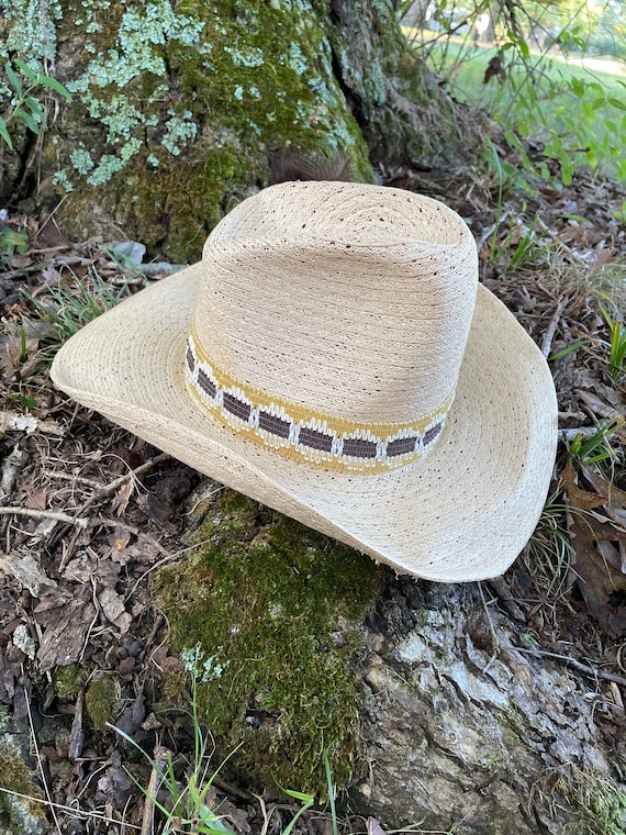 Vintage Straw Cowboy Hat - image 2