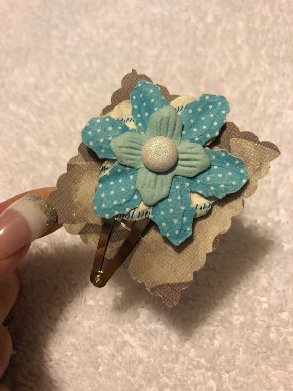 Handmade Paper Barrette