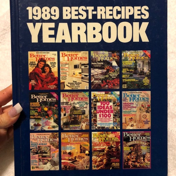 Better Homes and Gardens 1989 Best Recipes Yearbook