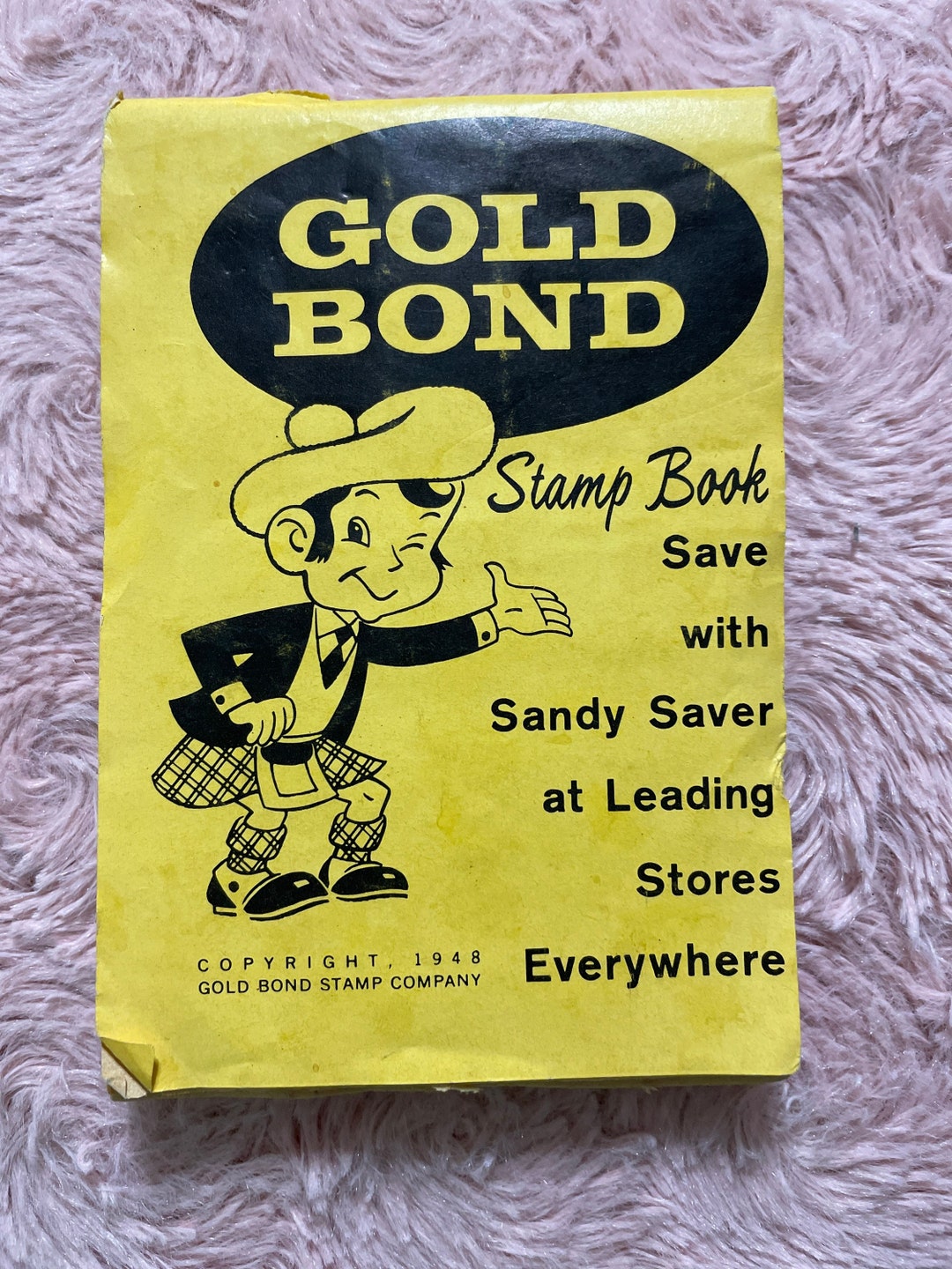Gold Bond Stamp Book Etsy