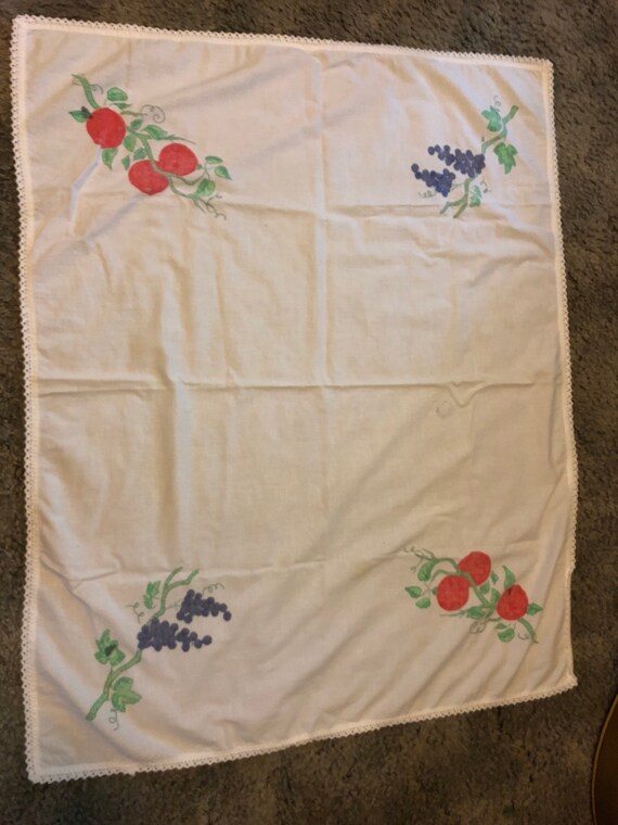 Hand Painted Tablecloth Etsy