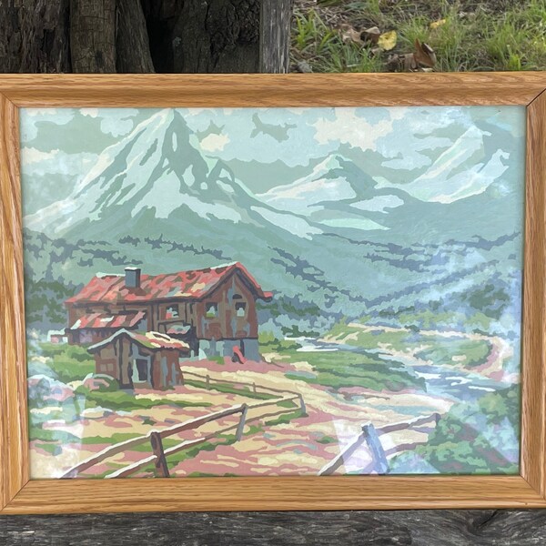 Retro Paint by Number Kit Etsy