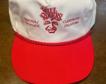 Casquette trucker Will Rogers Oklahoma vintage