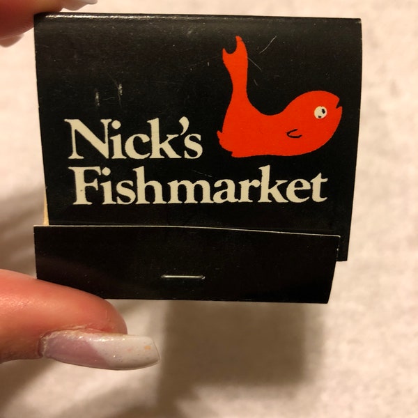 Nick's Fishmarket Matchbook