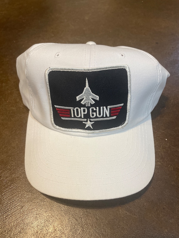Vintage Top Gun Patch Trucker Hat