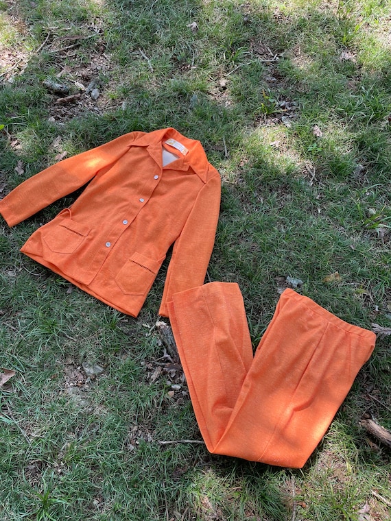 vintage orange suit - Gem