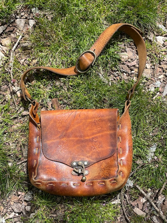 Vintage Leather Boho Bag