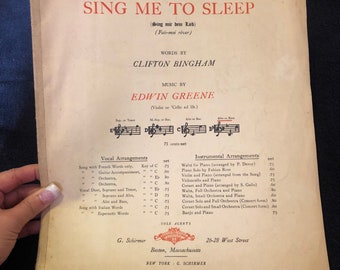 Vintage Sheet Music