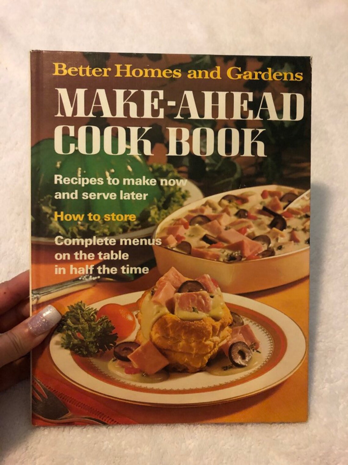 1971 Better Homes and Gardens Make Ahead Cookbook Etsy
