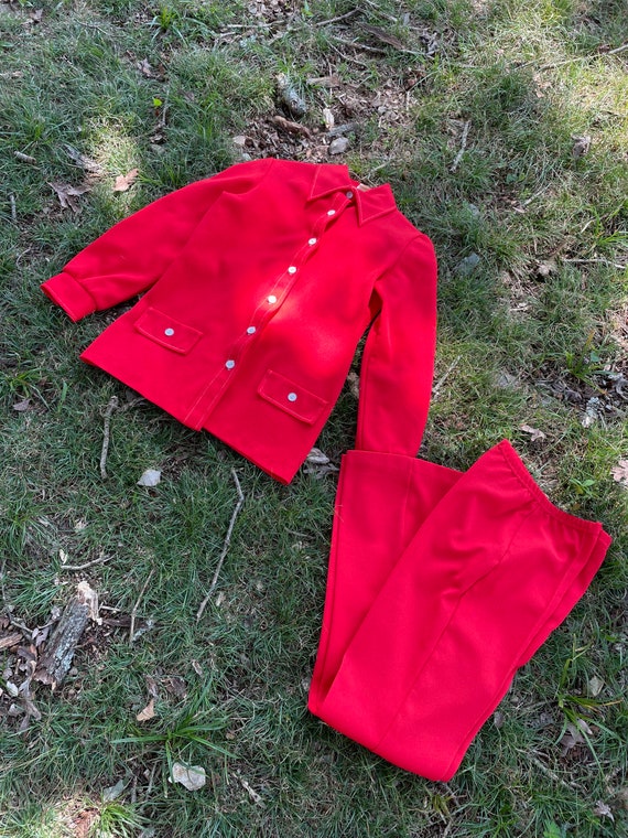 Vintage Red Suit Set