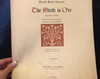 Vintage Sheet Music