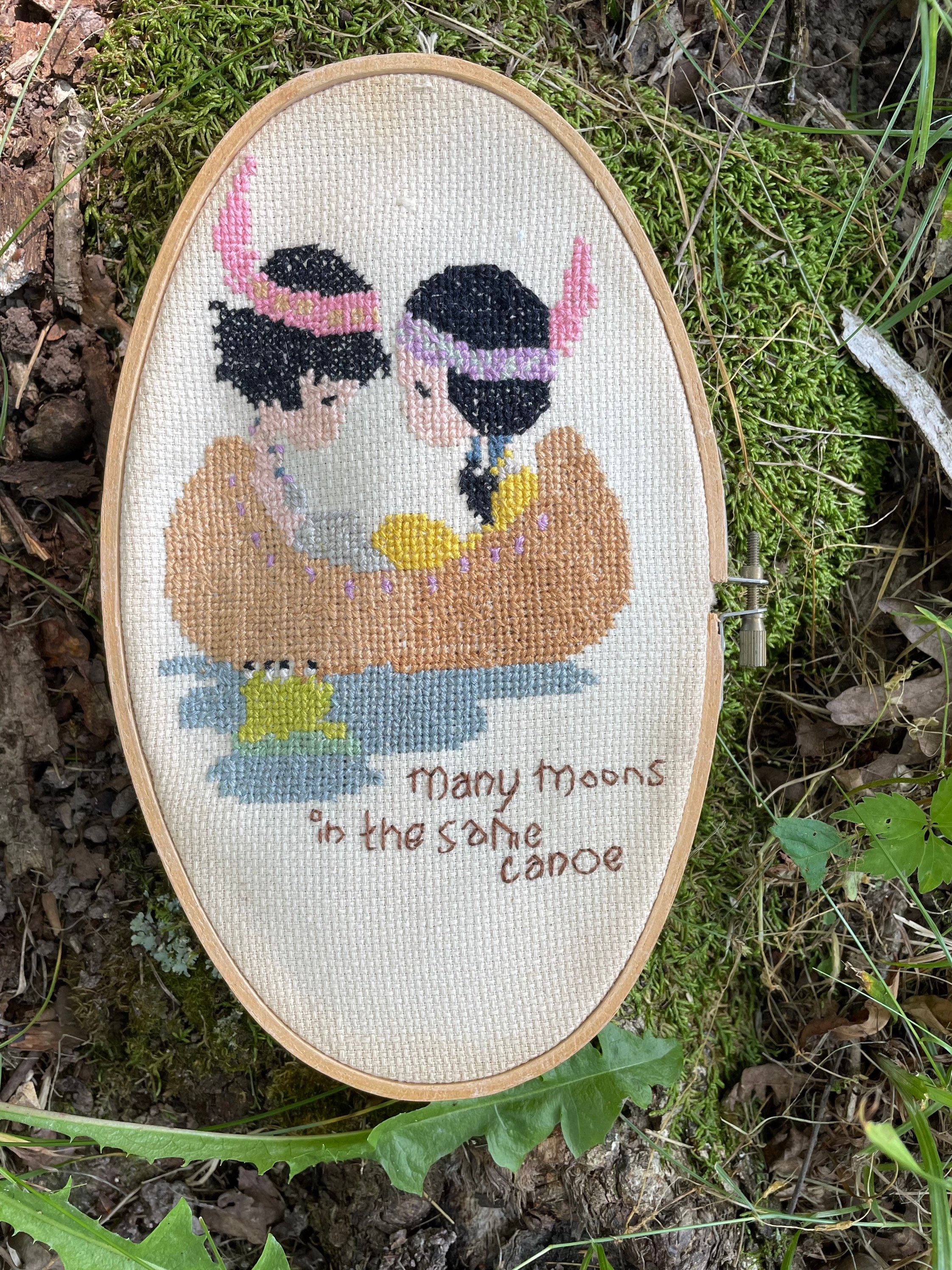 Vintage Cross Stitch Wall Hanging Etsy