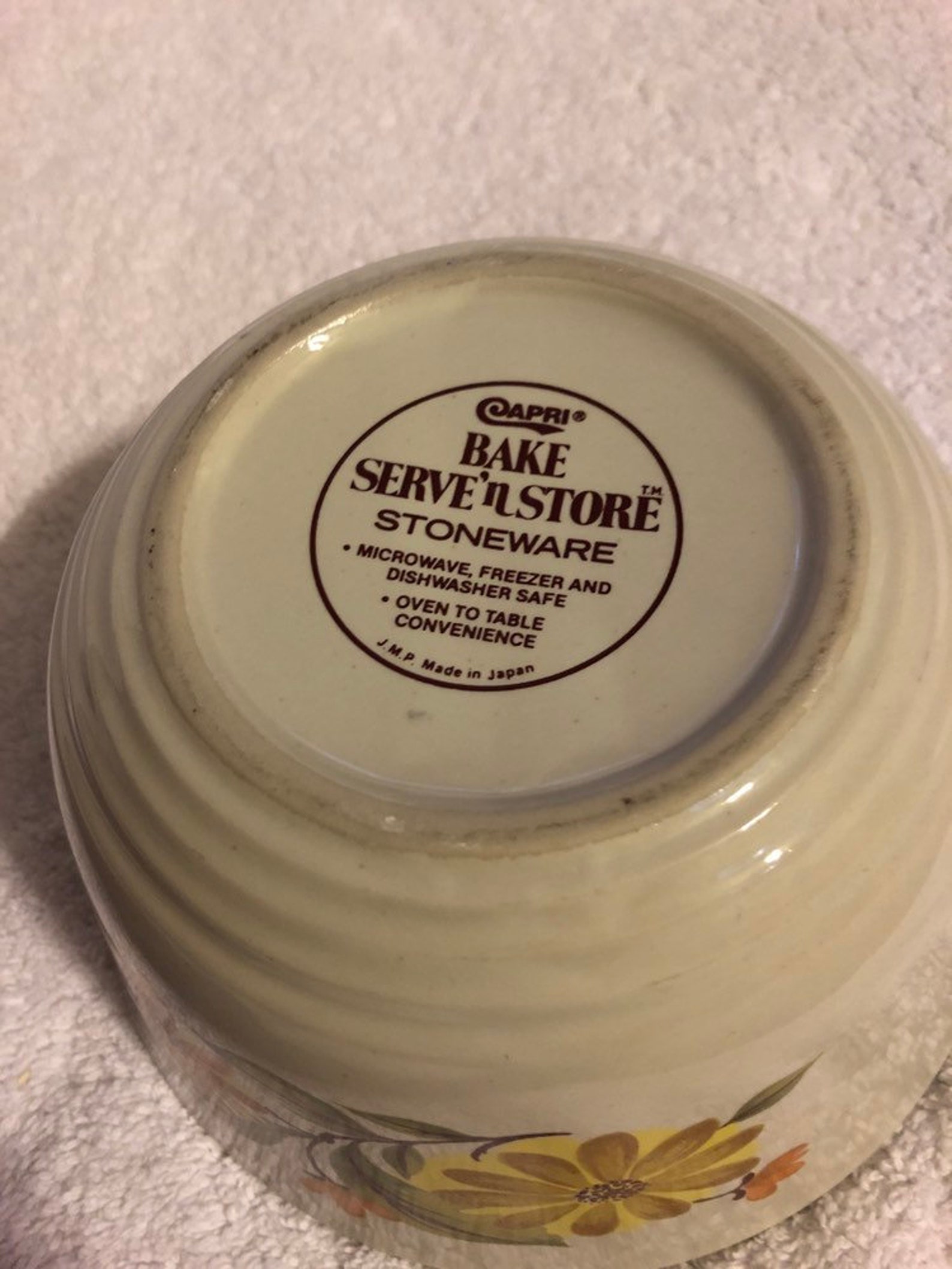 Medium Capri Bake Serven Store Stoneware Bowl Etsy