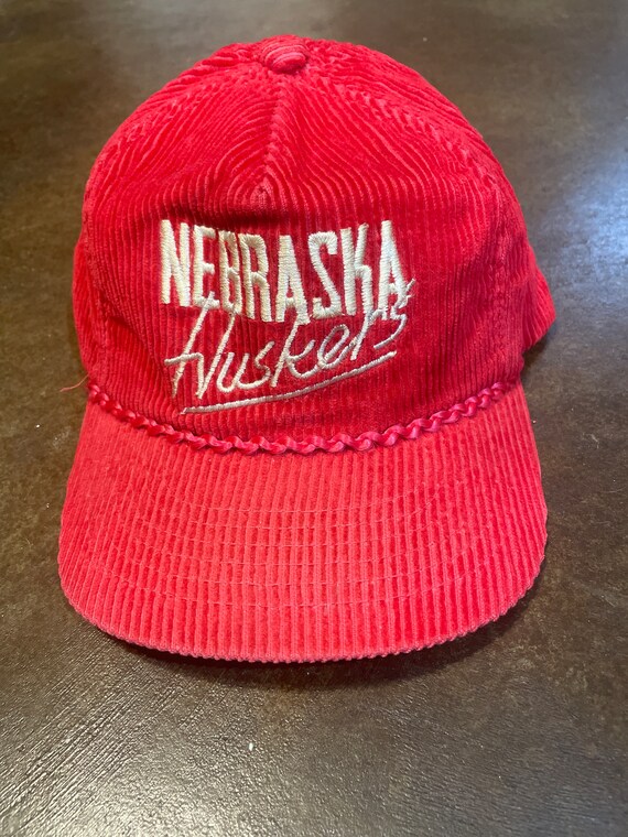 Vintage Nebraska Huskers Corduroy Trucker Hat