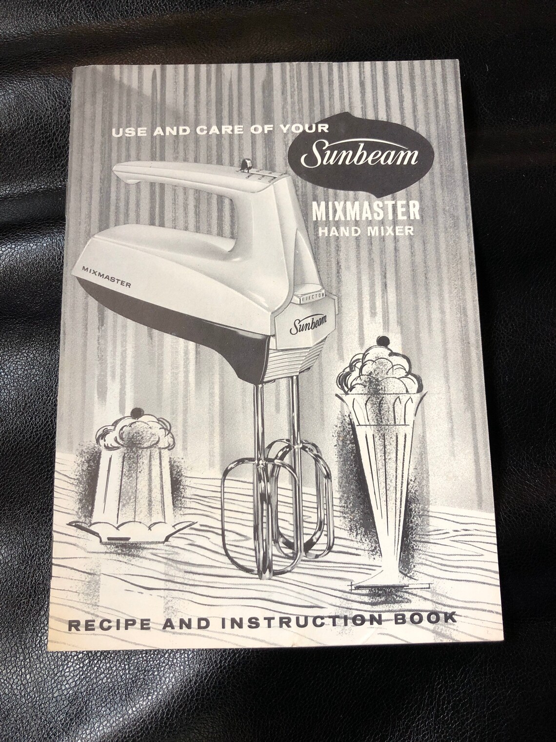 Sunbeam Mixmaster Hand Mixer Recipe and Instruction Etsy