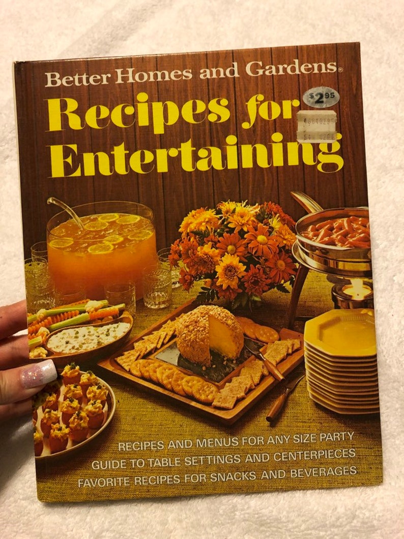 Better Homes and Gardens Recipes for Entertaining Etsy Better Homes and Gardens Recipes for Entertaining Etsy