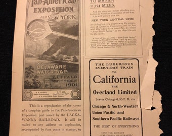 Vintage Advertisement Page